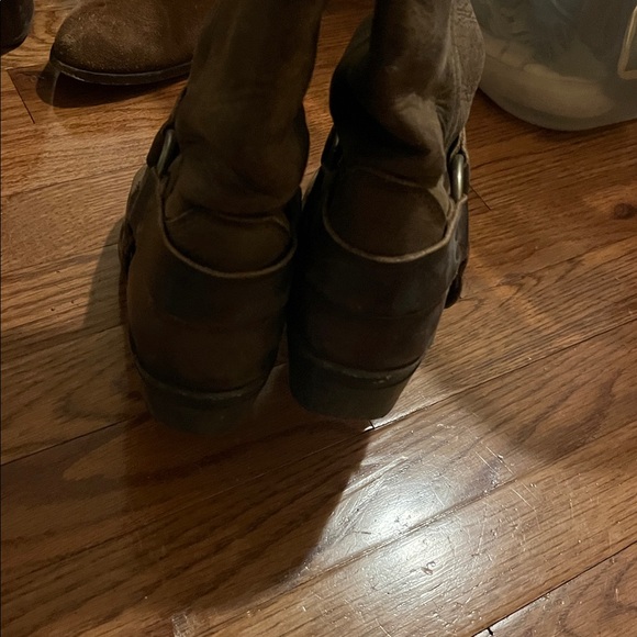 Frye Dark Brown Leather harness boot - Picture 5 of 8